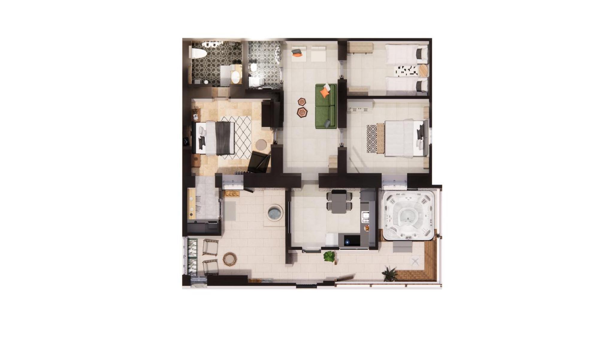 Mamilla View- Suites & Apt Hotel Jeruzalem Kamer foto